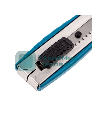 Нож Gross 160 мм, метал.корпус, выдв. сегм. лезвие 18 мм (SK-5), метал. напр-щая, клипса для ремня