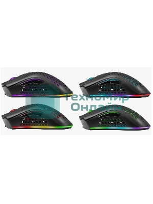 Мышь беспроводная Defender Warlock GM-709L черный, 2400 dpi, радиоканал, USB, кнопки - 8