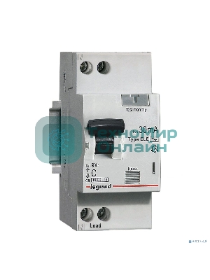 Выключатель автоматический дифференциального тока 1п (1P+N) C 16А 30мА тип AC 6кА RX3 Leg 419399