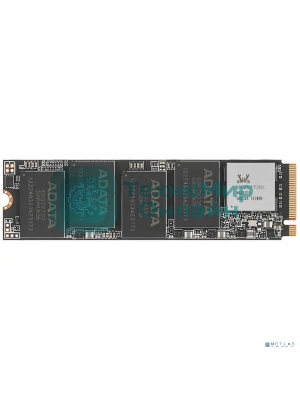 Накопитель SSD ADATA XPG GAMMIX S60, 2Tb, PCIe 4.0 x4, M.2 2280, NVMe, R/W 5000/4200, с радиатором