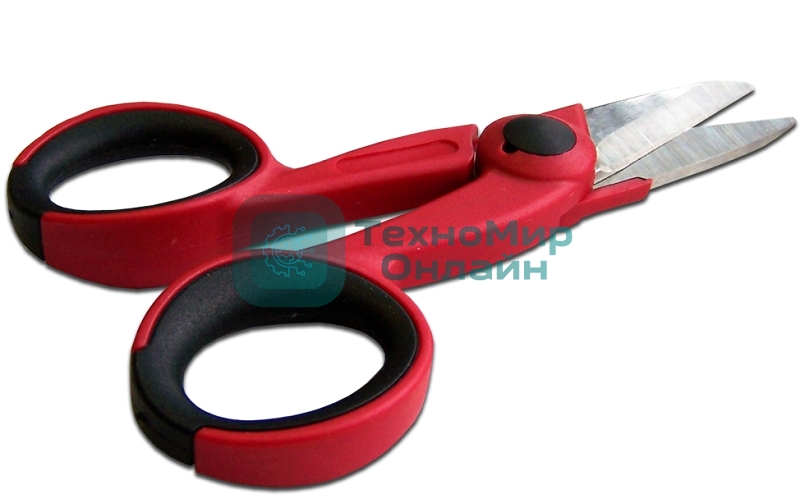 Ножницы по кевлару Lanmaster LAN-FT-CUT/KVL, синий/оранжевый