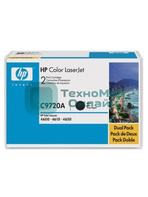 Картридж лазерный HP C9720A черный для Color LJ4600 Series, Black 9000 стр.