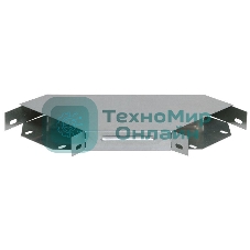 Угол для лотка горизонтальный 90град. 100х50 с кр. IEK CLP2P-050-100
