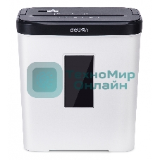 Шредер Deli E9939 белый (секр.P-4)/фрагменты/5лист./12лтр./скобы