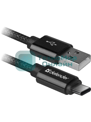 Кабель Defender USB2.0 TO TYPE-C 1M черный USB09-03T