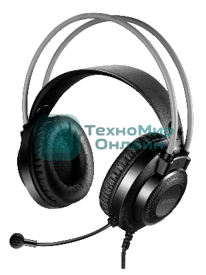 Гарнитура A4Tech Fstyler FH200U серый, проводная