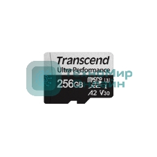 Флеш карта Transcend 256Gb UHS-I U3 мicroSD w/adapter A2 Ultra Performance R/W:160/125 Mb/s