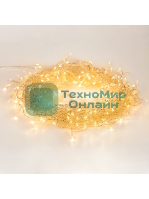 Гирлянда Neon-night Твинкл-Лайт 20 м, прозрачный ПВХ, 160 LED, теплый белый