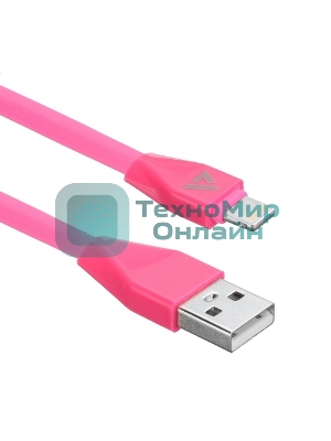 Кабель USB ACD-Life Lightning - USB-A TPE, 1м, маджента
