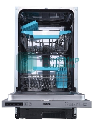 Встраиваемая посудомоечная машина Korting KDI 45140, серый, 44.8 см, 10 компл., 49 дБ, класс A++