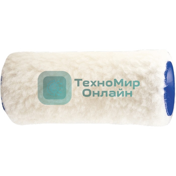 Валик сменный Сибртех с натуральным мехом, 250 мм, ворс 12 мм, D 48 мм, D ручки - 6 мм, Россия