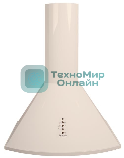 Вытяжка козырьковая Gefest ВО 1604 А81 кремовый, 60 см, 1000 куб. м/ч, 78 дБ