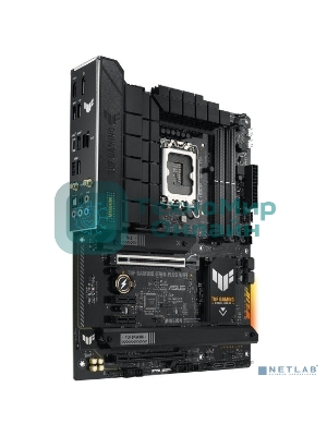 Материнская плата ASUS TUF GAMING B760-PLUS WIFI, LGA 1700, Intel B760, 4xDDR5, 4xSATA, 3xM.2, 1xPCI-E 5.0 x16, 1xPCI-E 3.0 x4, 1xUSB-A 3.2 Gen 2, 3xUSB-A 3.2 Gen 1, 1xUSB-C 3.2 Gen 2x2, 1x2.5Gb LAN, 5x3.5 мм, 7.1, Wi-Fi 6, Bluetooth 5.2, Standard-ATX