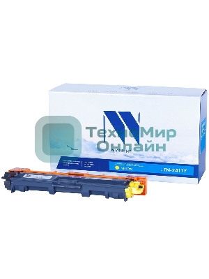 Картридж NVPrint совместимый Brother TN-241T Yellow для HL-3140CW/3150CDW/3170CDW/DCP-9020CDW/MFC-9140CDN/9330CDW/9340CDW (1400k)