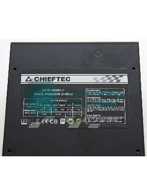 Блок питания Chieftec GPS-550A8, 550Вт, 80 PLUS:, 120мм, черный