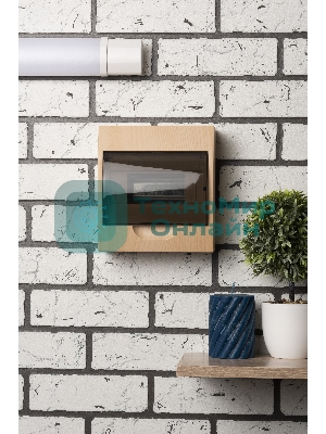 Щит ЩРН-П-8 IP41 светлое дерево PROxima EKF pb40-n-8-light