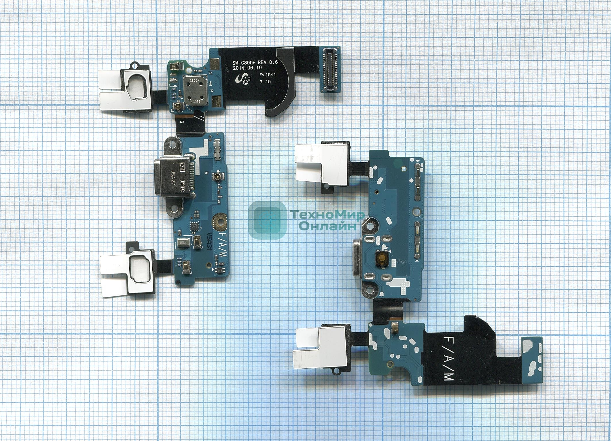 Шлейф разъема питания для Samsung Galaxy S5 mini G800F