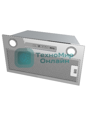 Вытяжка встраиваемая Korting KHI 6755 X нержавеющая сталь, 52 см, 800 куб. м/ч, 52 дБ