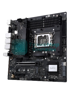 Материнская плата Asus PRO WS W680M-ACE SE, LGA1700, Intel W680, 4xDDR5, 8xSATA, 2xM.2, 1xPCIe 5.0 x16, 1xPCIe 3.0 x4, 1xPCIe 3.0 x1, 1xDP, 1xHDMI, 1xVGA, 3x2.5Gb LAN, 1xUSB-C 10Gbps, 1xUSB-A 10Gbps, 4xUSB-A 5Gbps, 3x3.5 мм, 7.1, mATX