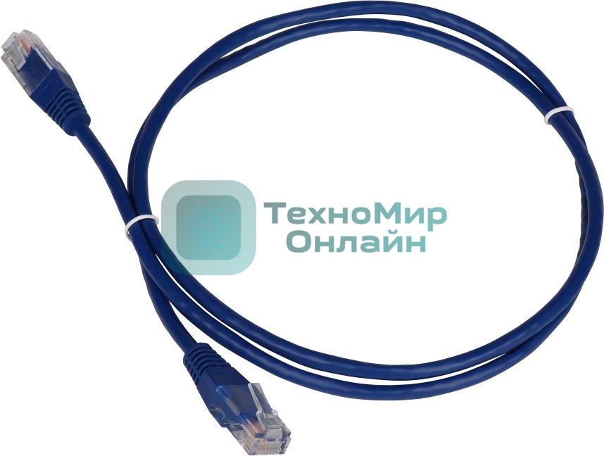 Патч-корд Lanmaster TWT-45-45-0.15-BL RJ-45 вил.-вилка RJ-45 кат.5E 0.15м синий ПВХ (уп.:1шт)