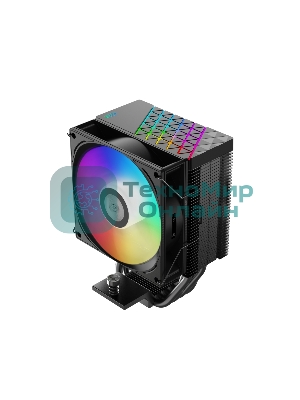 Кулер PCCooler R400 ARGb черный 92мм алюминий+медь 2200r m 30db 4-pin 180W 133мм