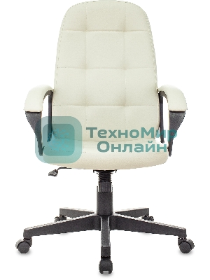 Кресло Бюрократ CH 002 OR-10 слоновая кость, экокожа