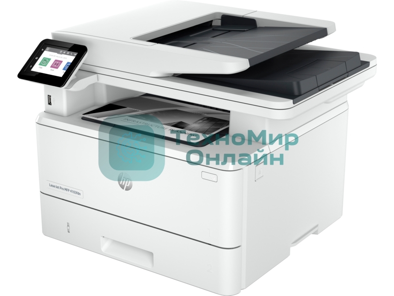 МФУ лазерное HP LaserJet Pro 4103fdn (2Z628A), A4, ч/б, печ. до 40 стр/мин., скан. до 29 стр/мин. (ч/б) 20 стр/мин. (цвет), 1200 x 1200 dpi, USB, RJ-45, Air Print, Mopria