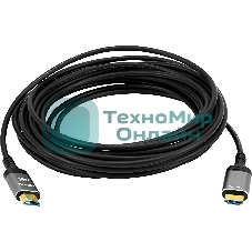 Кабель аудио-видео Digma HDMI (m)/HDMI (m) 20м. позолоч.конт. черный (HDMI-AOC2.1-20)