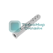 Дюбель распорный Kranz 10х60мм, серый, нейлон, пакет (100 шт/уп)