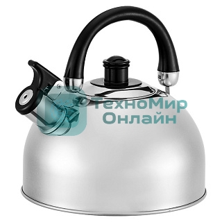 Чайник для плиты WEBBER BE-0528 из нерж.стали 4.5 л со свистком (12)