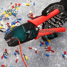 Кримпер Rexant HT-336 N для обжима изолированных и неизолированных гильз 1.5-10.0 мм²