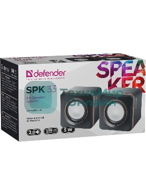 Акустическая система Defender SPK 33 (2.0,5 Вт, питание от USB)