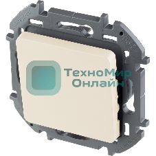 Переключатель 1-клавишный 10AX 250 В слоновая кость