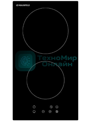 Варочная панель Maunfeld EVCE.292-BK ДОМИНО, ЧЕРНОЕ стекло