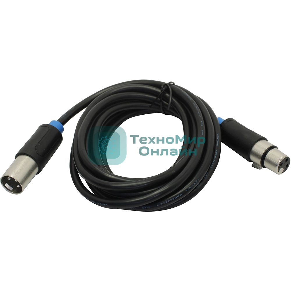Кабель Vention аудио XLR M/XLR F - 3 м BBFBI