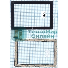 Сенсорное стекло (тачскрин) FPC-FC101J185-01, черное