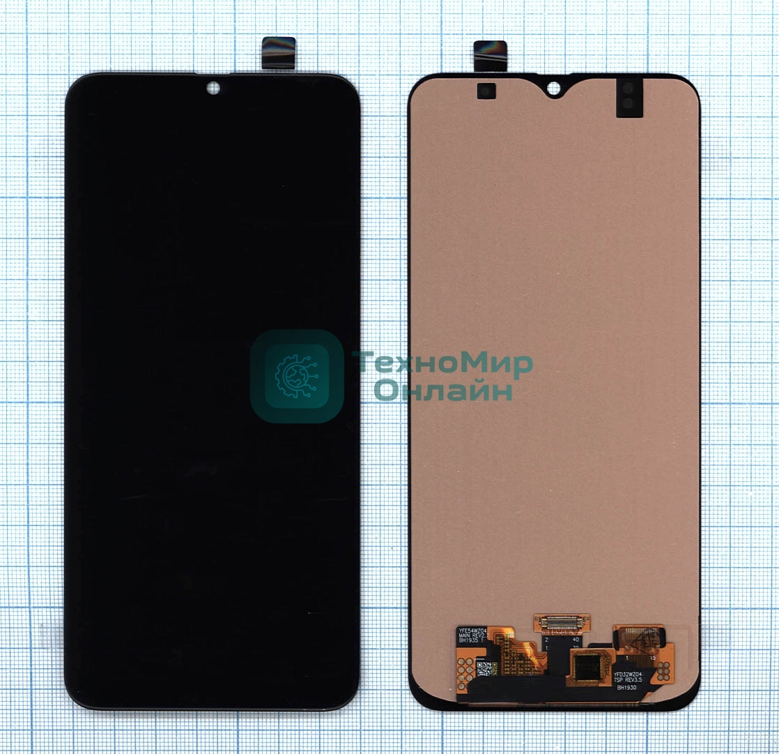 Дисплей для Samsung Galaxy M31 SM-M315F в сборе с тачскрином (OLED) черный
