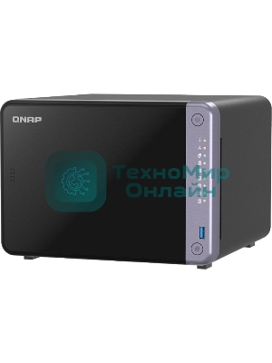 Сетевое хранилище NAS Qnap TS-632X-4G 6-bay настольный Alpine AL-524
