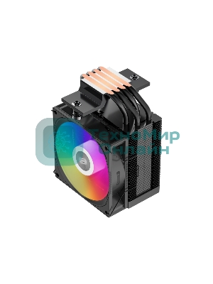 Кулер PCCooler R400 ARGb черный 92мм алюминий+медь 2200r m 30db 4-pin 180W 133мм