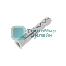 Дюбель распорный Kranz 8х50мм, серый, нейлон, пакет (100 шт/уп)