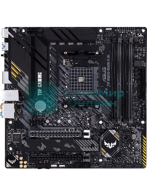 Материнская плата ASUS TUF GAMING B550M-PLUS, AM4, AMD B550, 4xDDR4, 4xSATA, 2xM.2, 1xPCIe 4.0 x16, 1xPCIe 3.0 x16, 1xPCIe x1, 1xHDMI, 1xDP, 1x 2.5Gb LAN, 4xUSB-A 3.2 Gen 1, 1xUSB-A 3.2 Gen 2, 2xUSB-A 2.0, 1xUSB-C 3.2 Gen 2, 5x3.5 мм, 7.1, mATX