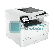 МФУ лазерное HP LaserJet Pro 4103fdw (2Z629A), A4, ч/б, печ. до 40 стр/мин., скан. до 29 стр/мин., 1200 x 1200 dpi (печать) 600x600dpi (скан.), USB, RJ-45, Wi-Fi, BlueTooth, Air Print, Mopria