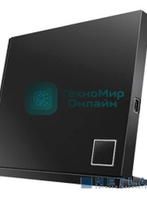 Оптический привод Blu-Ray Asus SBC-06D2X-U/BLK/G/AS черный USB slim внешний RTL