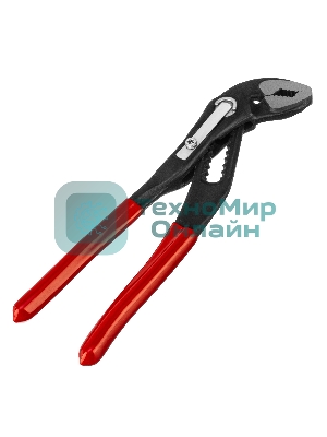 Переставные клещи Matrix 180 мм, кнопочный механизм, хром-ванадий, обливные рукоятки