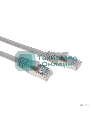 Патч-корд S/FTP Rexant cat.6a (10G), RJ45-RJ45, неэкранированный, 28AWG, LSZH, серый, 5 м