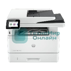 МФУ лазерное HP LaserJet Pro 4103fdw (2Z629A), A4, ч/б, печ. до 40 стр/мин., скан. до 29 стр/мин., 1200 x 1200 dpi (печать) 600x600dpi (скан.), USB, RJ-45, Wi-Fi, BlueTooth, Air Print, Mopria