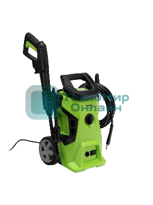 Моечная машина высокого давления Сибртех АМ-1700, 1700 Вт, 130 бар, 350 л/ч, колесная