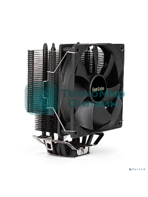 Кулер для процессора ExeGate Dark Magic EXX400-PWM серебристый, 120 мм, алюминий/медь, 2100 об/мин, 24 дБ, 4 pin, 140 Вт, 155 мм