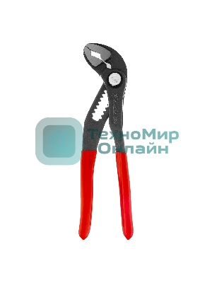 Переставные клещи Matrix 180 мм, кнопочный механизм, хром-ванадий, обливные рукоятки