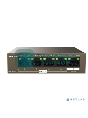 Коммутатор гигабитный IP-COM G1105PD-5-портовый PD с 4 портами PoE